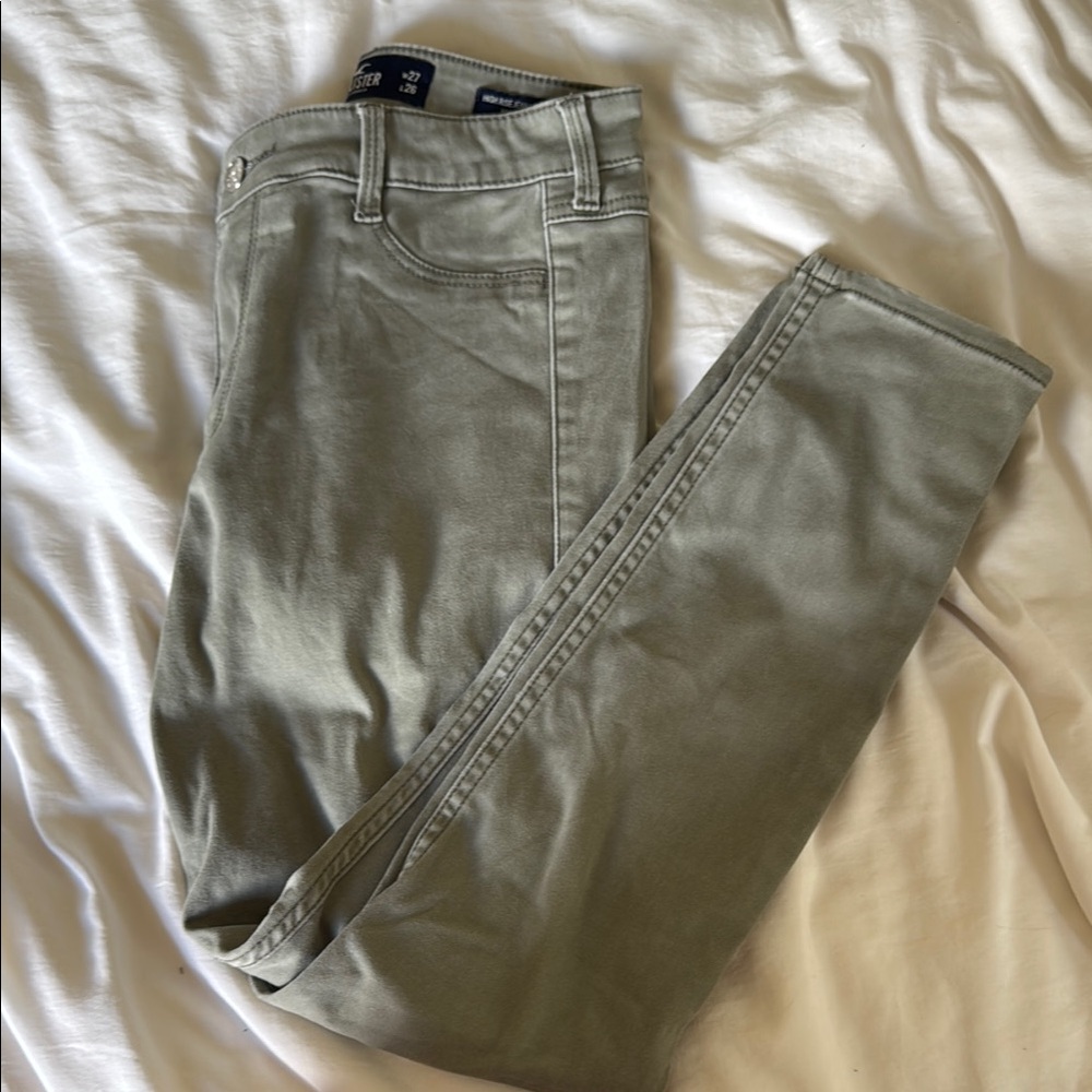 Hollister advanced stretch high rise Jean legging crop